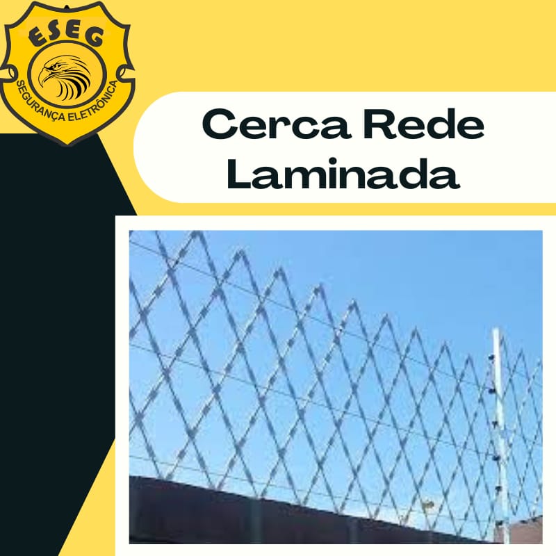 Cerca rede laminada para proteção extrema de perímetro